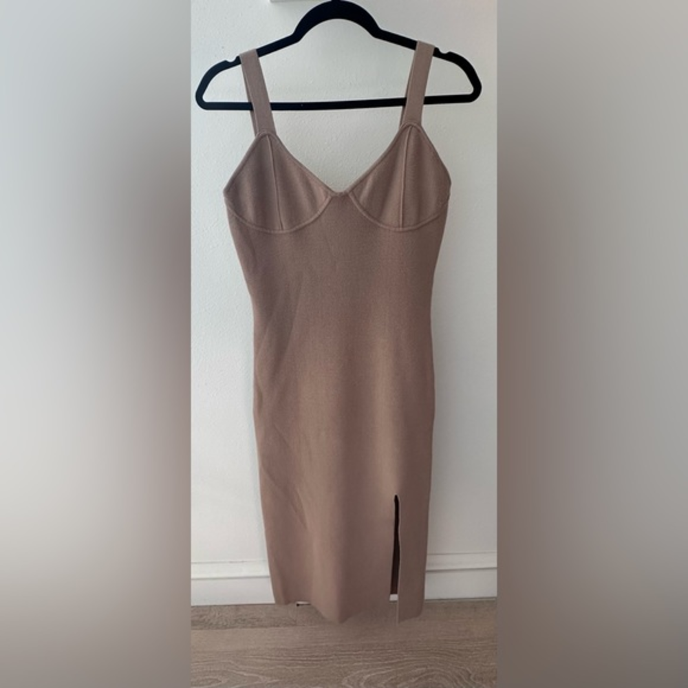 Willow & Wind Brown Tank Sweater‎ dress NWT Size L